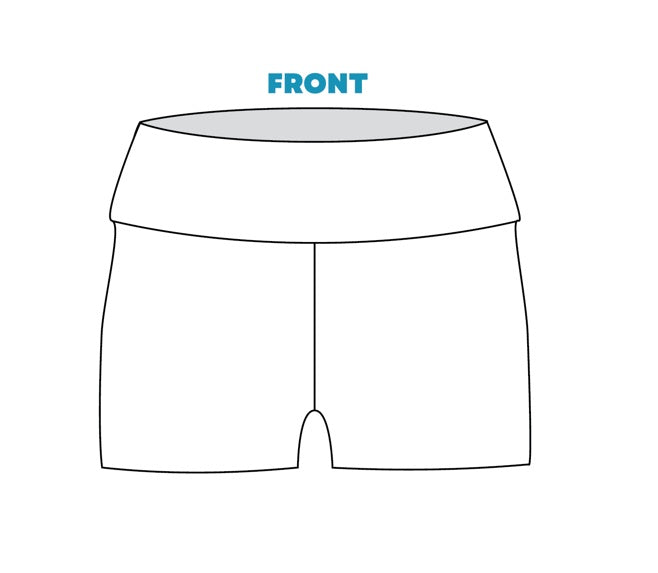 SDT University of Miami – FOLD OVER SHORTS