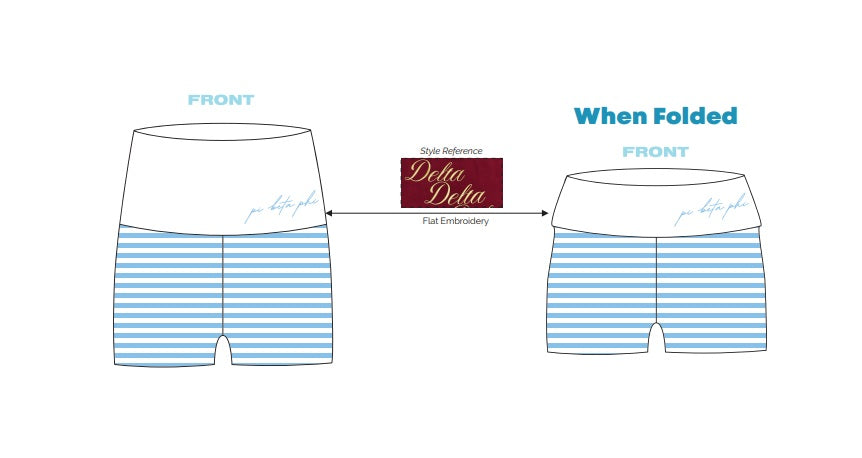 H3G-1724-Lehigh University-Pi Beta Ph-FOLD-OVER SHORTS
