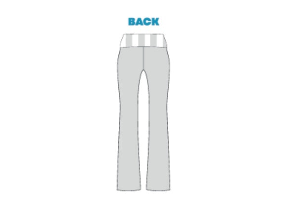H3G-1402-Ohio State University-Kappa Alpha Theta-Fold Over Flared Pants