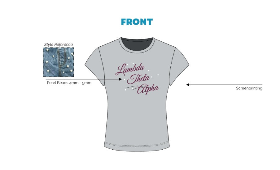 H3G-1378-University of Tennessee-Lambda Theta Alpha Latin-GRAY TEE