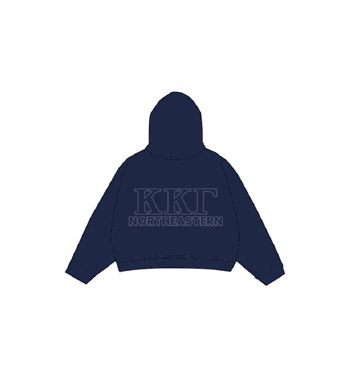 HG-0948 - Northeastern University - Kappa Kappa Gamma Zip Up Hoodie