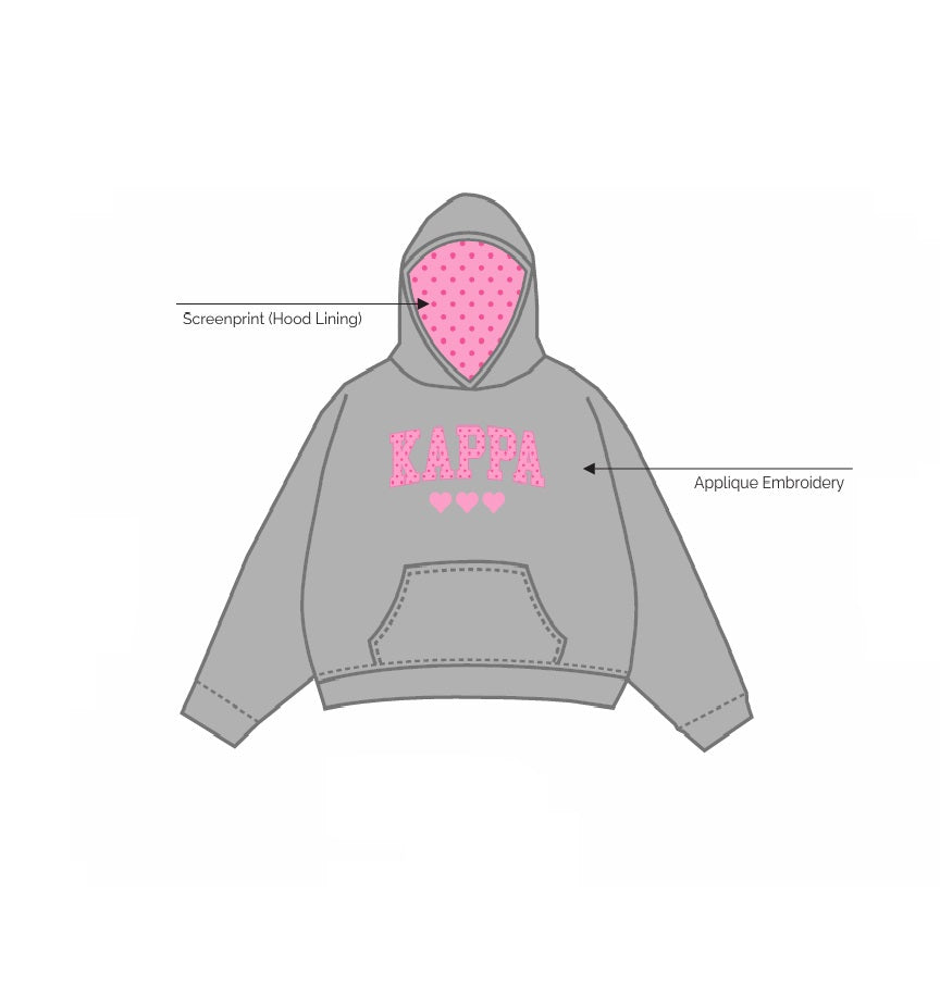 HG-1148 - Bowling Green State University - Kappa Kappa Gamma Hoodie