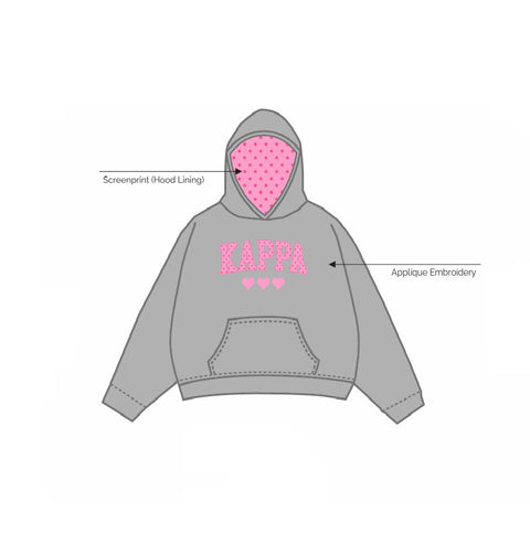 HG-1148 - Bowling Green State University - Kappa Kappa Gamma Hoodie