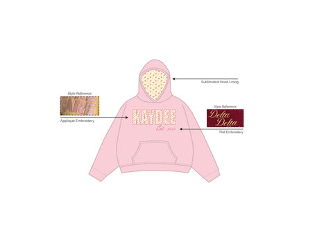 H3G-0723-Ball State University-Kappa Delta-Hoodie