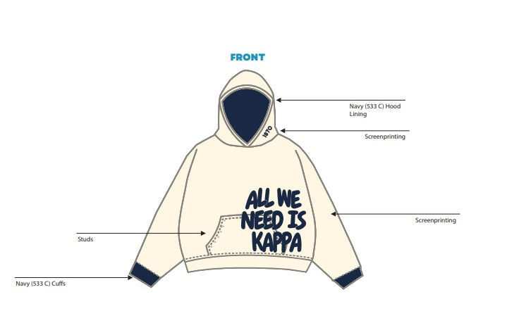 H3G-1782-University of California, Santa Barbara-Kappa Kappa Gamma-HOODIE