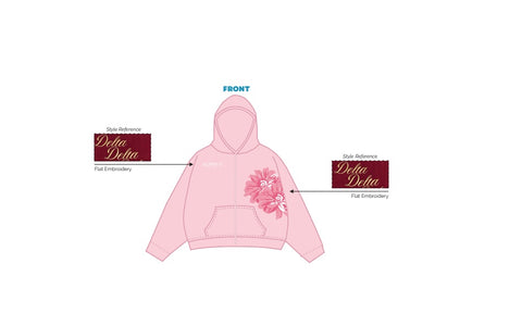 H3G-0671-University of California San Diego-Alpha Omicron Pi-Hoodie