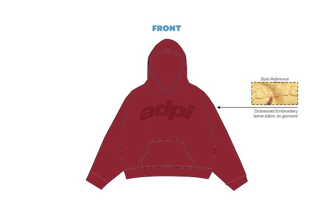 H3G-2613-Iowa State University-Alpha Delta Pi-Standard Hoodie