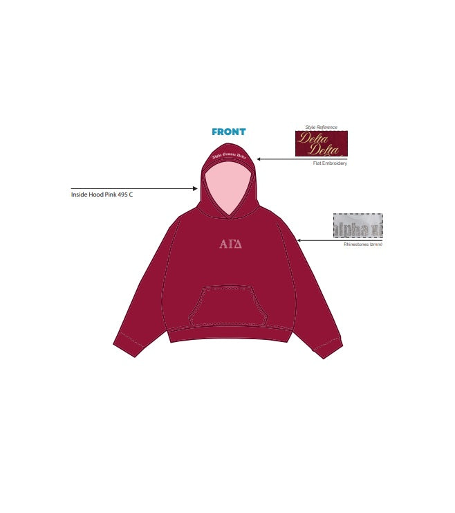 H3G-2949-University of Toronto-Alpha Gamma Delta- HOODIE