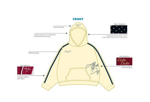 H3G-0812-University of West Florida-Alpha Delta Pi-HOODIE