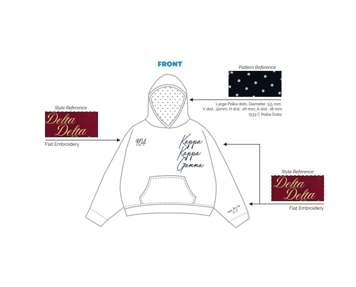 H3G-2897-Illinois State University-Kappa Kappa Gamma-HOODIE