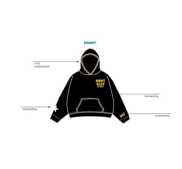 H3G-2240-University of Central Florida-Huntseat Team UCF-HOODIE