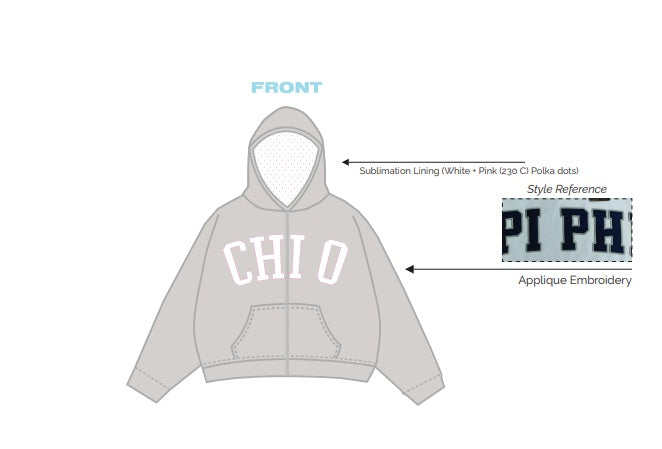 H3G-1947-University of Cincinnati-Chi Omega-HOODIE