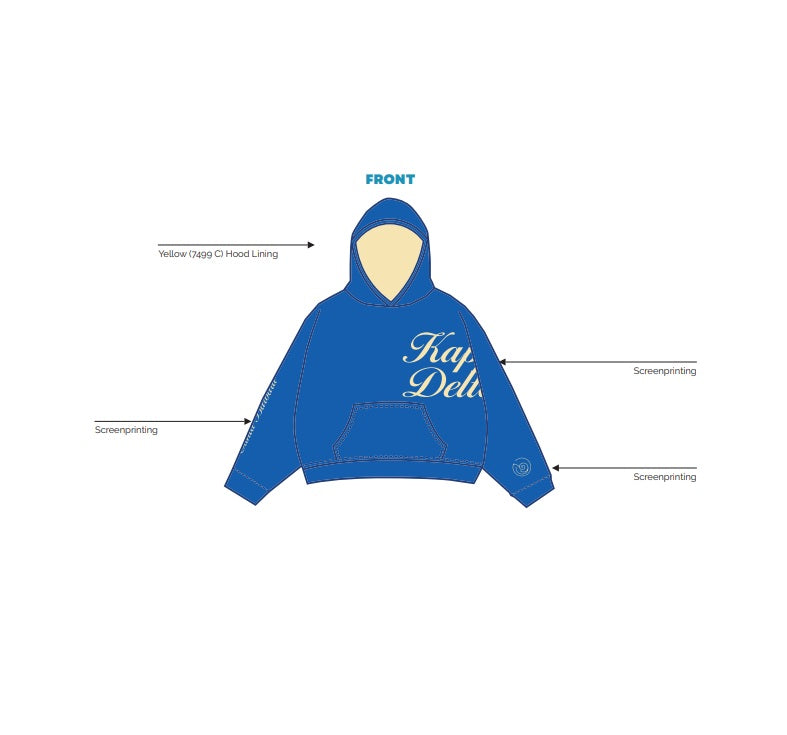 H3G-2705-University of San Diego-Kappa Delta Zeta Rho-HOODIE