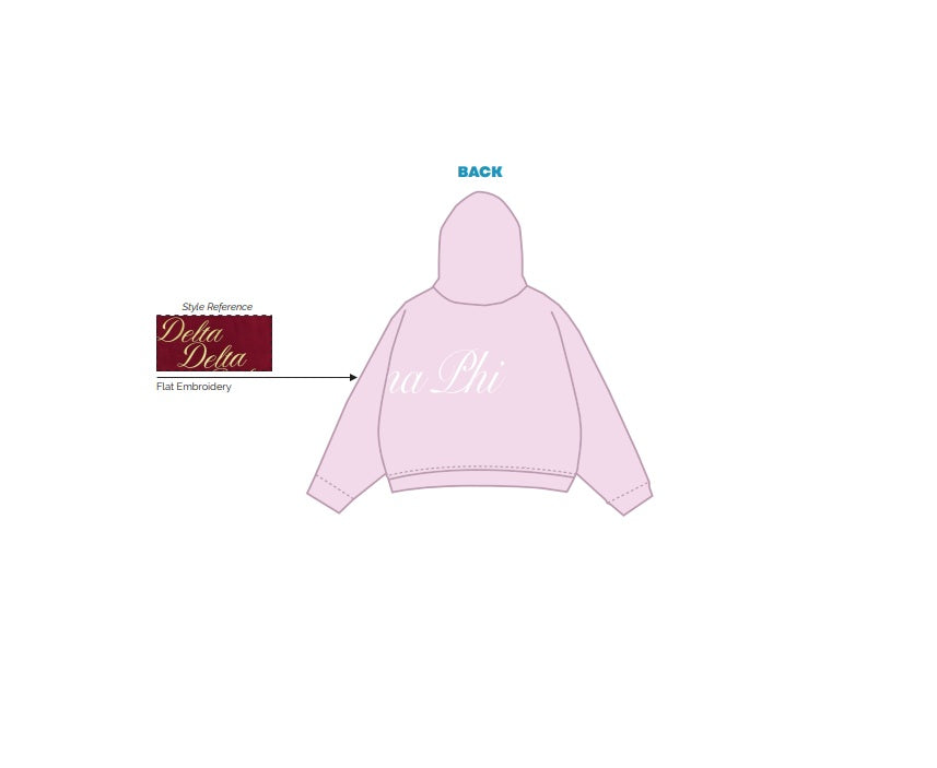 H3G-2455 Gamma Phi Beta - Northwestern University-HOODIE