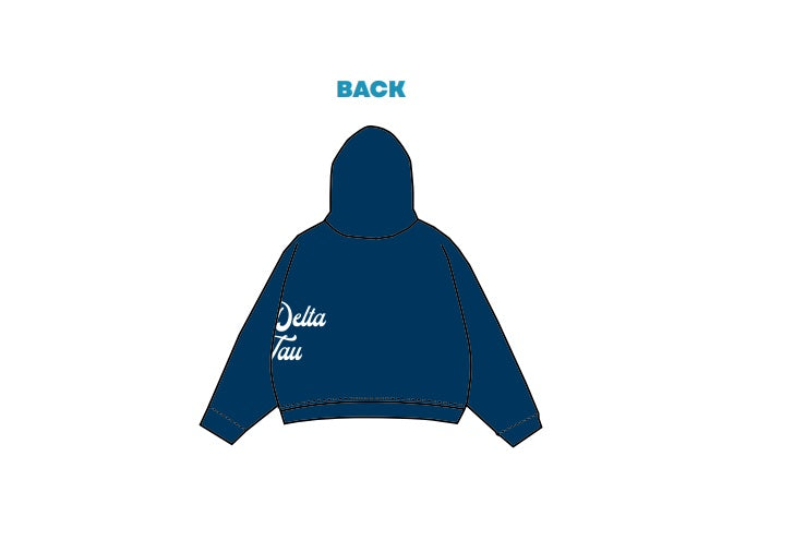 H3G-2922-University of Miami-Sigma Delta Tau-HOODIE BLUE