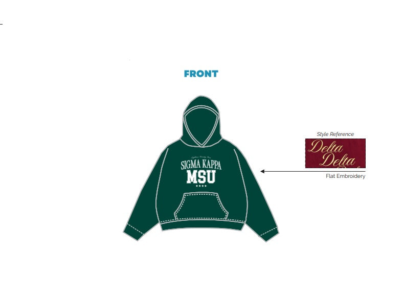 H3G-1846-Ella Gable-Michigan State University-Sigma Kappa-HOODIE