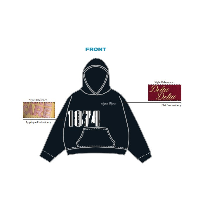 H3G-1078-California State University, Chico-Sigma Kappa-HOODIE