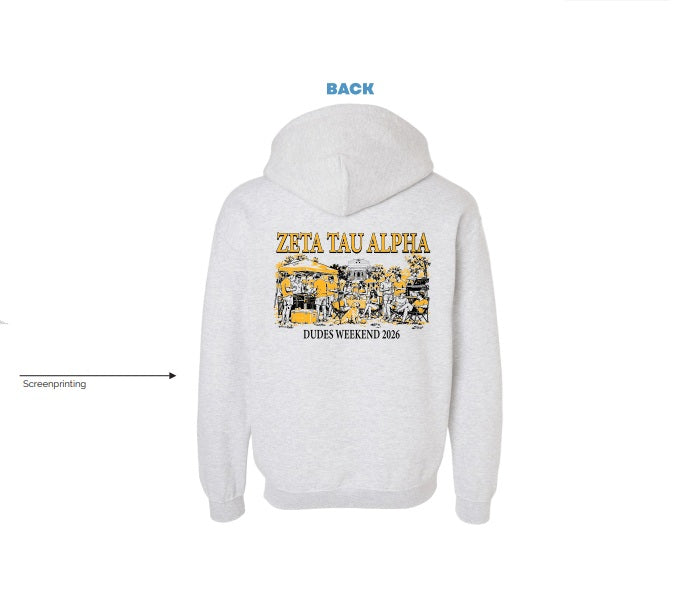H3G-2979-University of Iowa-Zeta Tau Alpha-BASIC Hooded Sweatshirt