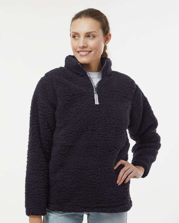 J. America - Women’s Epic Sherpa Quarter-Zip - 8451