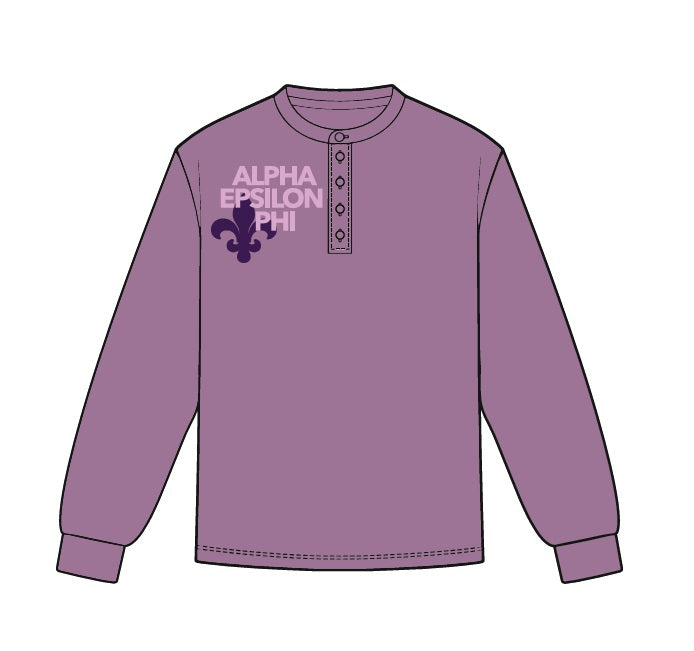 H3G-000-TULANE AEPHI-WAFFLE KNIT