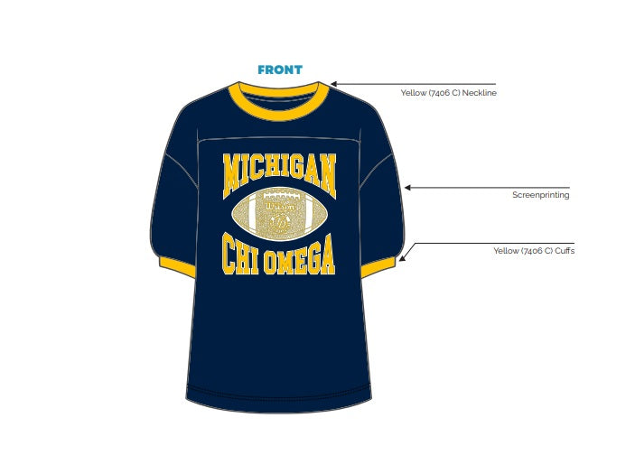 H3G-1680-University of Michigan-chi omega-BID DAY JERSEY