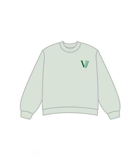IN-0207 - University of Illinois Urbana Champaign - Velocity Light Green Crewneck