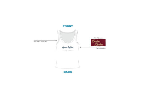 H3G-0776-University of Alabama-Sigma kappa-Tank top