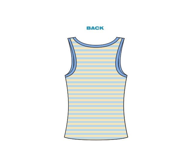 H3G-1319-University of Pittsburgh-Delta Zeta-LOW SCOOP NECK TANK - FULL LENGTH