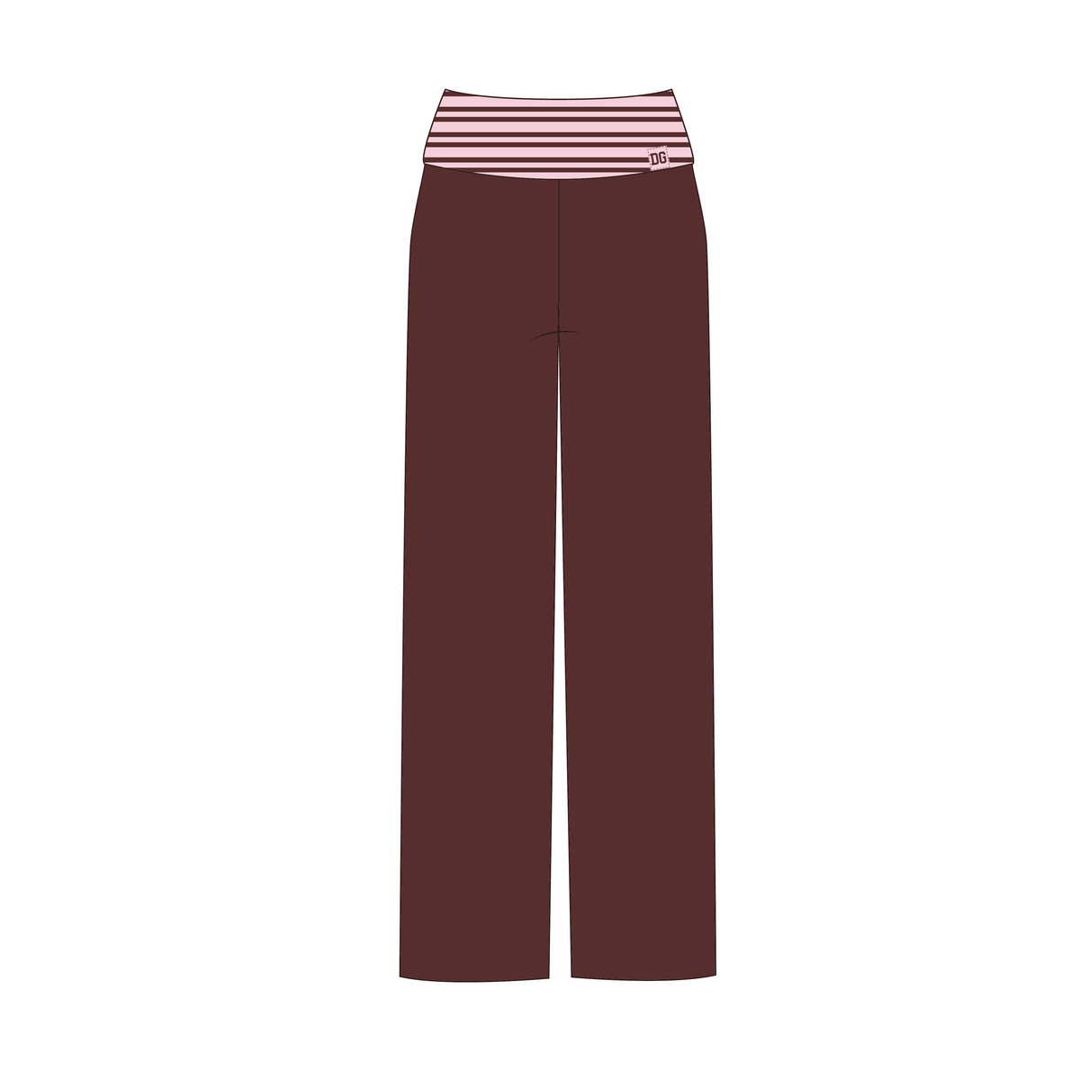 LS Boatneck Tee and Foldover Pants - 1