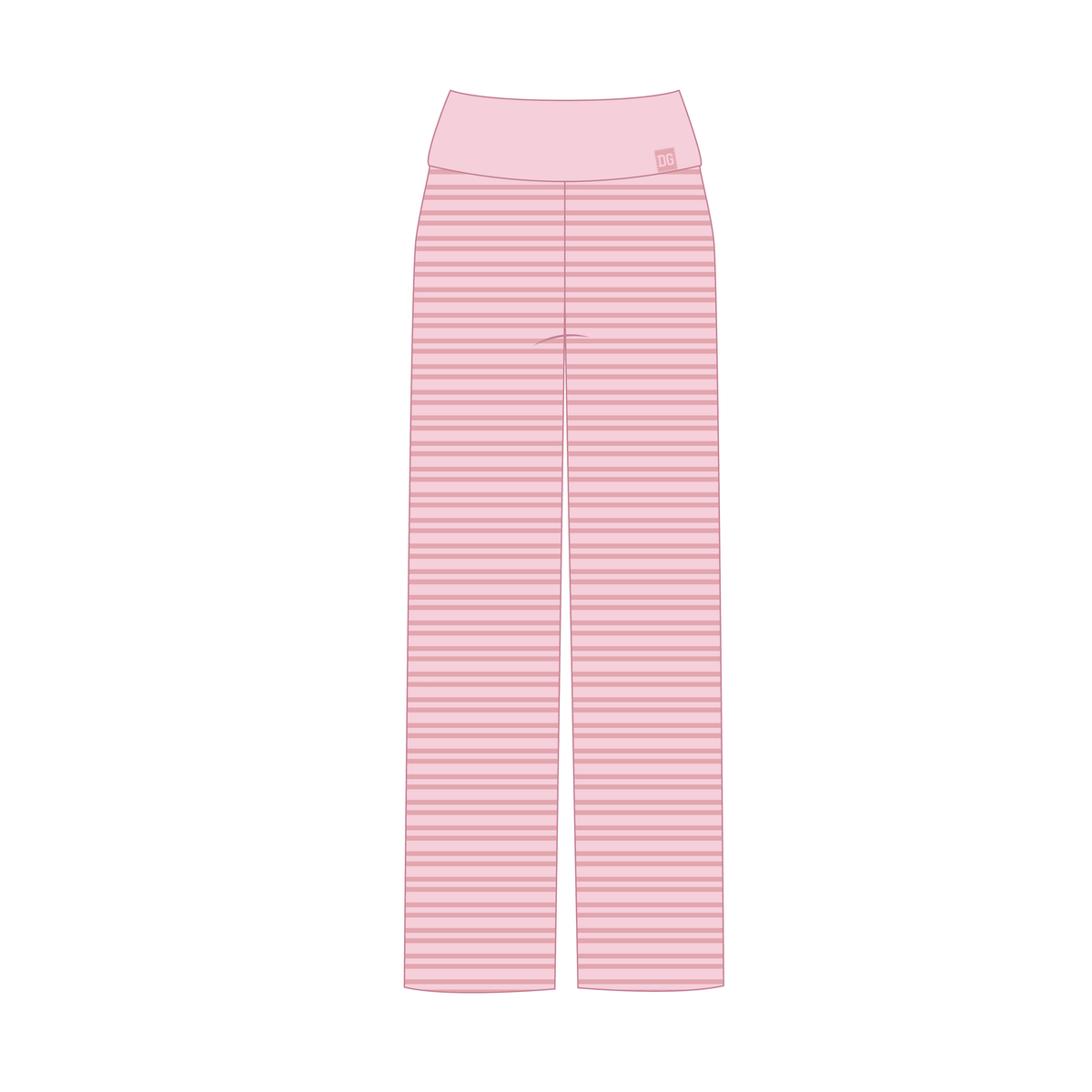 LS Boatneck Tee and Foldover Pants - 2
