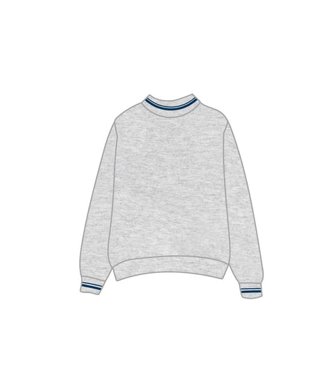 HG-0893 - Rutgers University - Phi Mu Heather Gray Mockneck