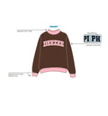 H3G-2886-University of Kentucky-Delta zeta-MOCKNECK SWEATSHIRT