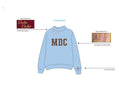 H3G-2680-Miami Ohio University-Miami Dance Corps-MOCKNECK SWEATSHIRT
