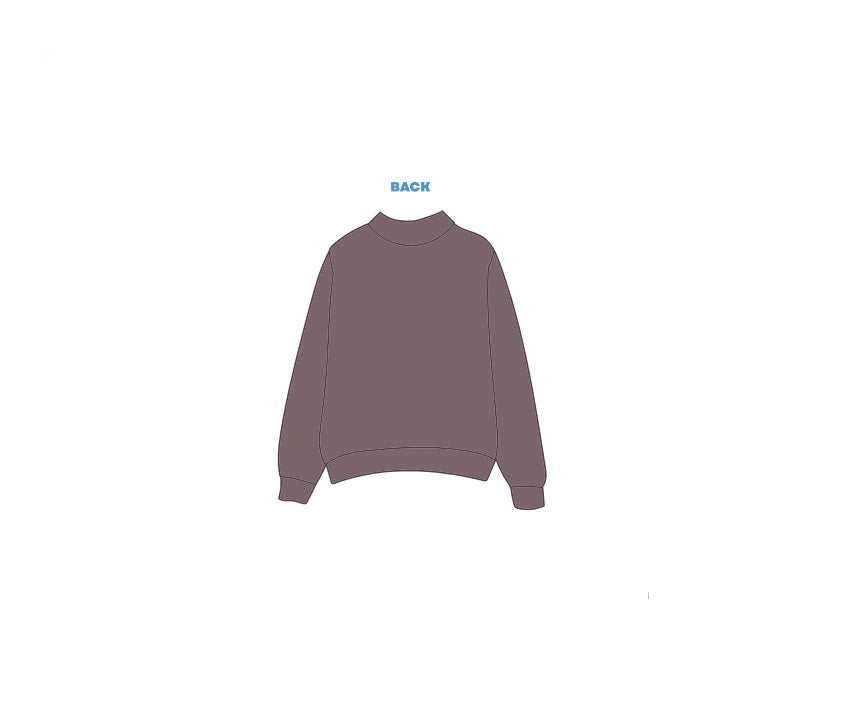 H3G-2480-University of Rhode Island-Sigma Kappa-MOCHA MOCKNECK SWEATSHIRT
