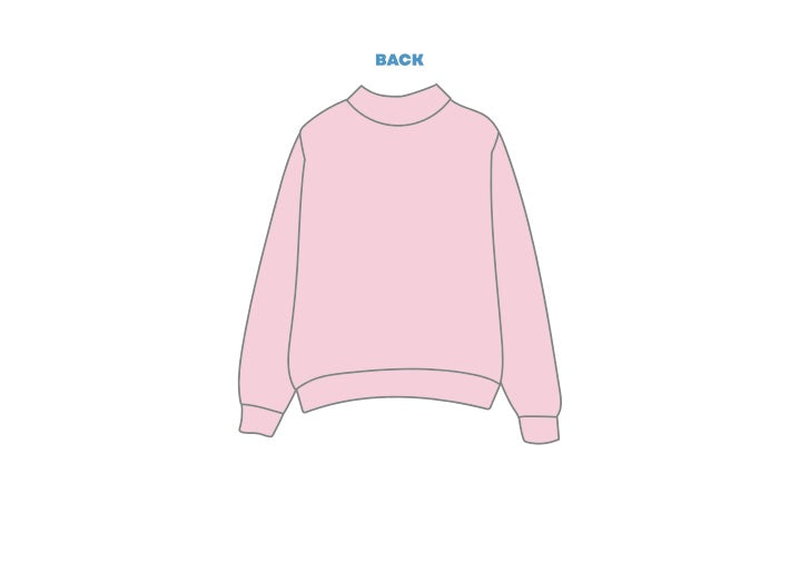 H3G-2839-Michigan State University-delta gamma-MOCKNECK SWEATSHIRT
