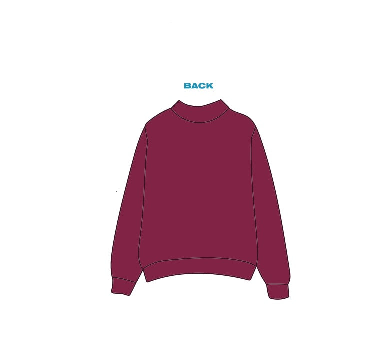 H3G-2513-University of Minnesota Twin Cities-Gamma Phi Beta-MOCKNECK SWEATSHIRT
