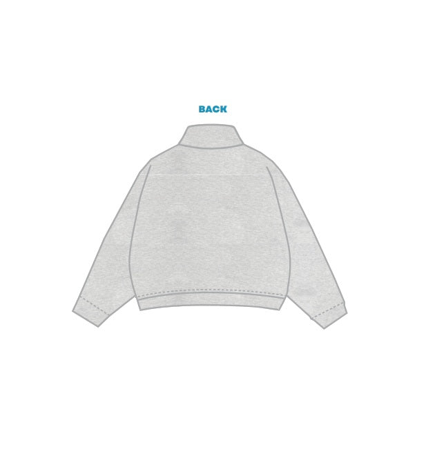 H3G-2329-Coastal Carolina University-Sigma Sigma Sigma-ZIP UP MOCKNECK