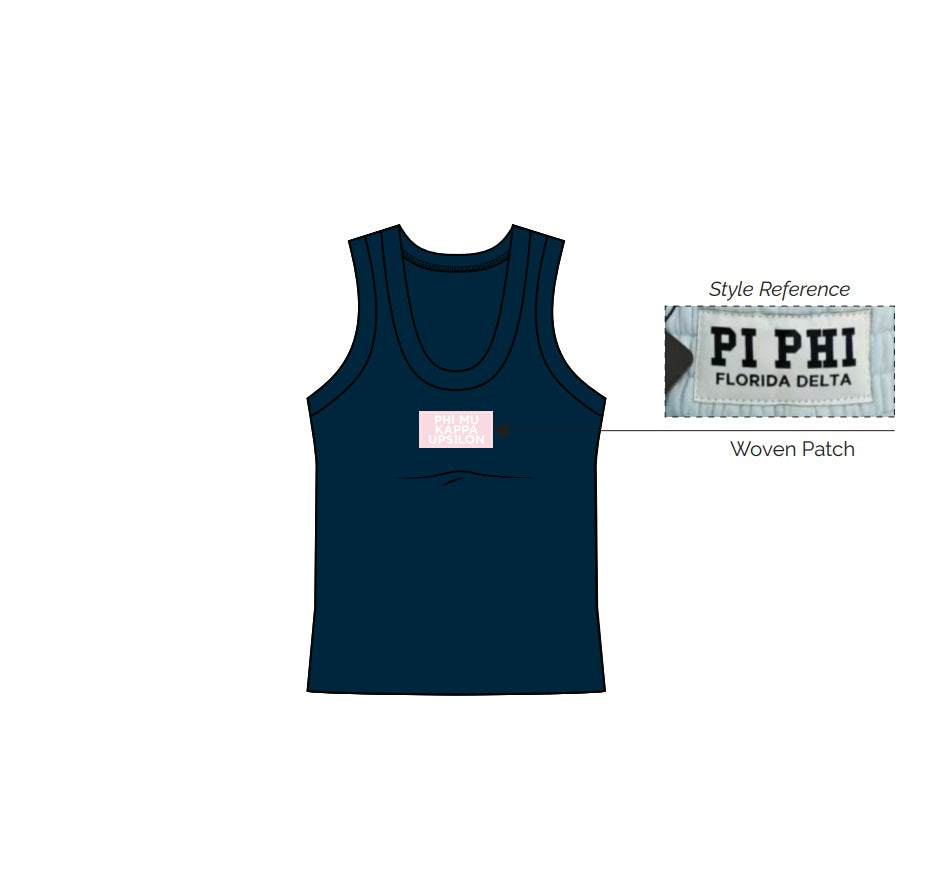 H3G-1239 - University of North Georgia - Phi Mu Kappa Upsilon Square Neck Tank