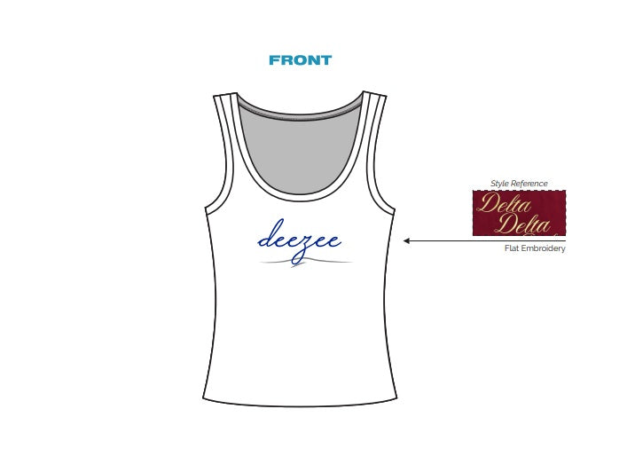 H3G-2187-University of Kentucky-delta zeta-LOW SCOOP NECK TANK
