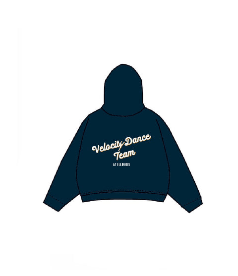 IN-0207 - University of Illinois Urbana Champaign - Velocity Navy Hoodie
