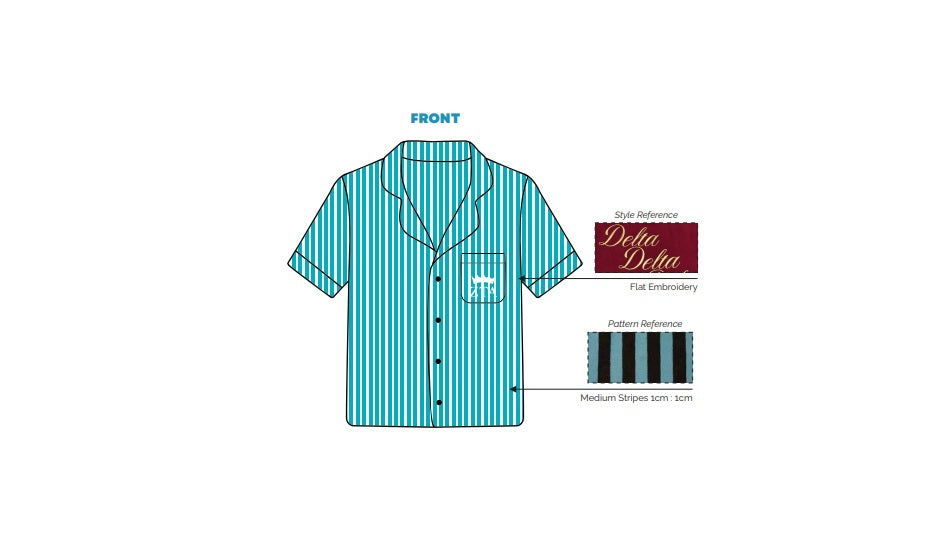H3G-1662-Ohio State University-Zeta Tau Alpha-PAJAMA TOP