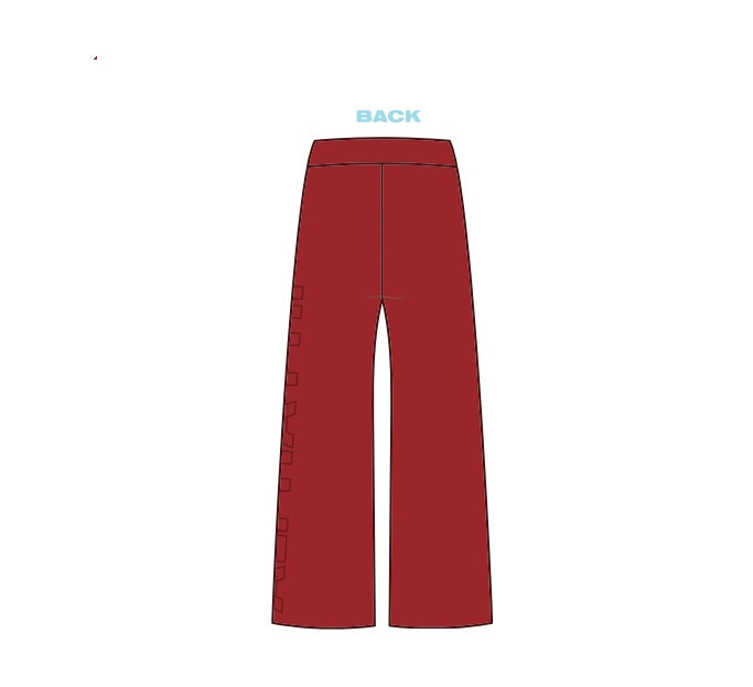 H3G-2039-Creighton University-Alpha phi-Wide Leg Sweatpants