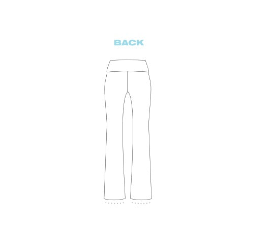 H3G-2922-University of Miami-Sigma Delta Tau-Flared Sweatpants