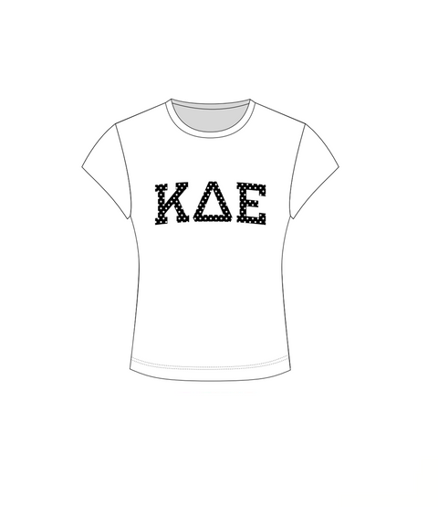 HG-0601 - Dartmouth College - Kappa Delta Epsilon Baby Tee - White