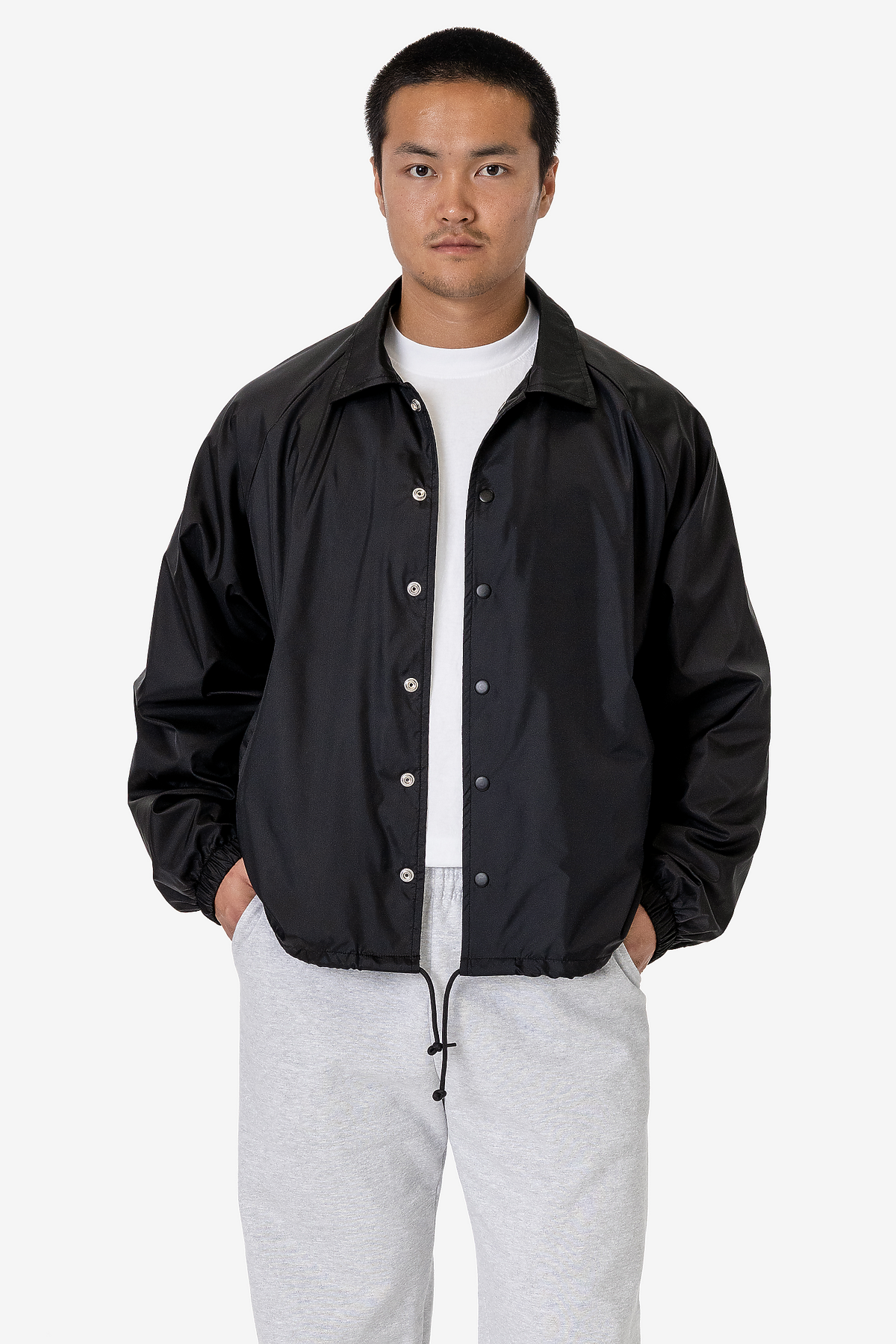 Los Angeles Apparel - Nylon Raglan Coaches Jacket - RNF401