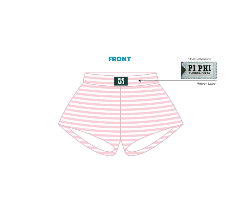 H3G-2457-University of Texas San Antonio-Phi Mu-BOOTY SHORTS