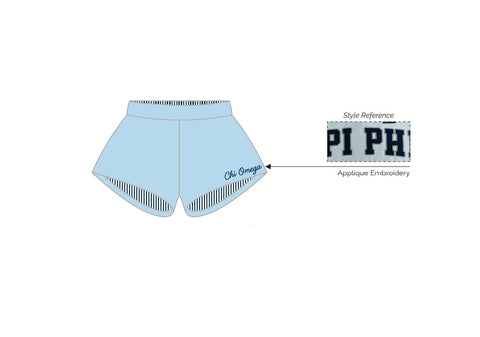 IN-0782 - University of Cincinnati - Chi Omega - Booty Shorts