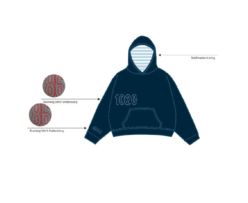 IN-0792 - Indiana University Bloomington - Zeta Tau Alpha - HOODIE