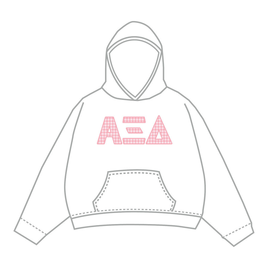 Alpha Xi Delta Hoodie — White
