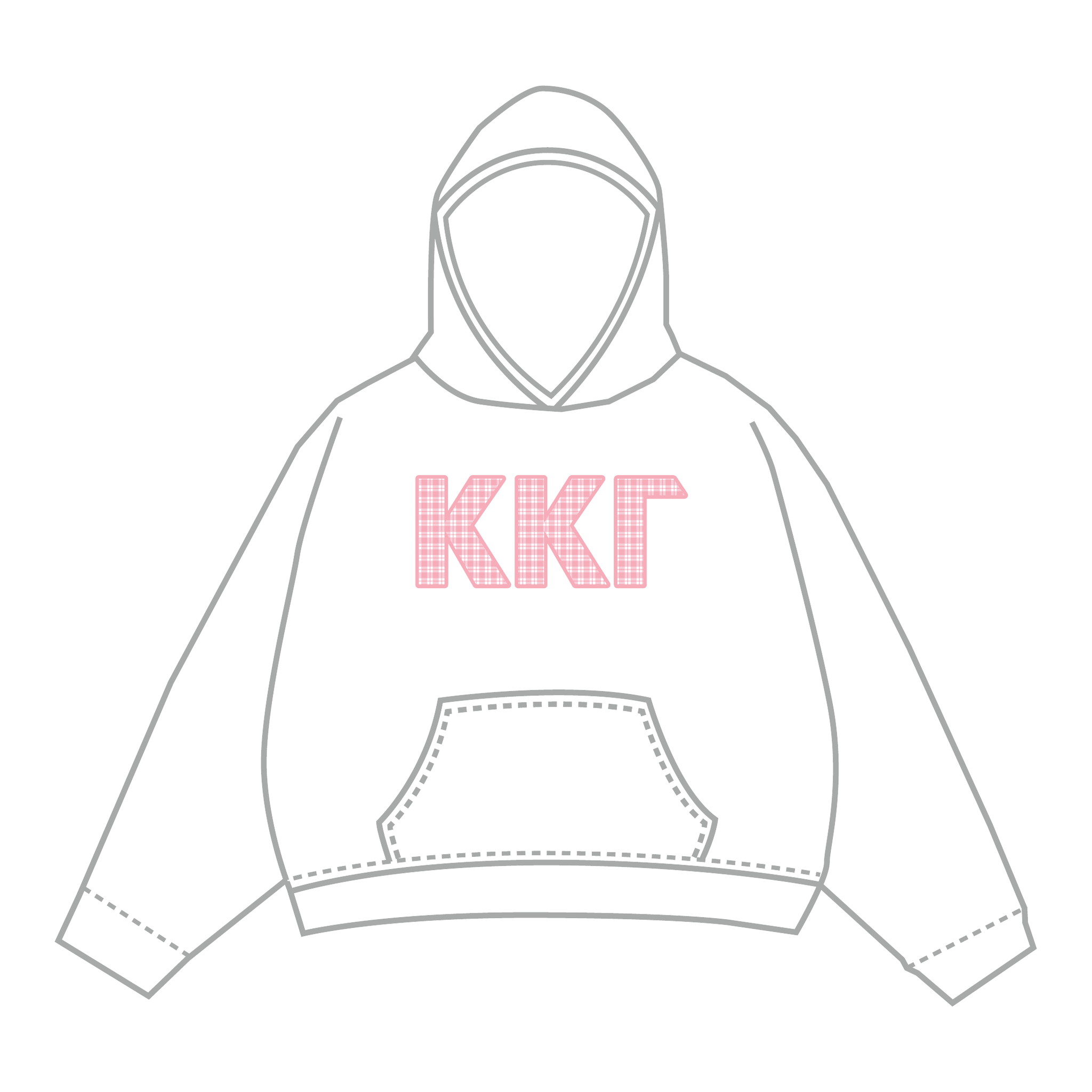 Kappa Kappa Gamma Hoodie — White